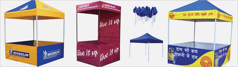 Advertising Canopy Tent India, Advertising Canopy Tent Delhi, Advertising Canopy