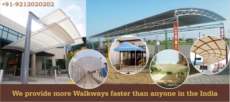 Covered Walkway Systems - Manufacturer, Dealers, Contractors, Suppliers, Delhi 