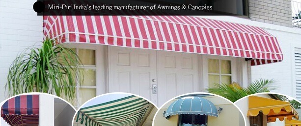 Rainproof Awnings - Manufacturers, Dealers, Contractors, Suppliers, Delhi, India