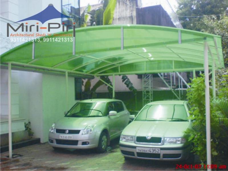 Poly Carbonate Parking Structure﻿