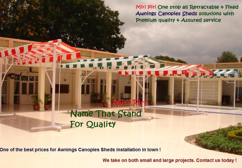 Aluminum Awnings - Manufacturer, Dealers, Contractors, Suppliers, New Delhi 