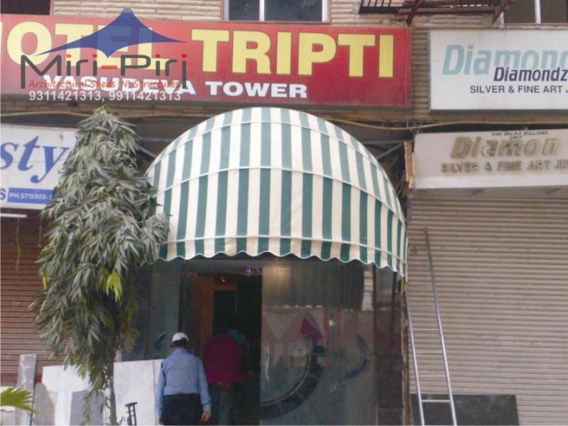 Bullnose Awnings - Bullnose Awnings Manufacturer, Service Providers New Delhi.