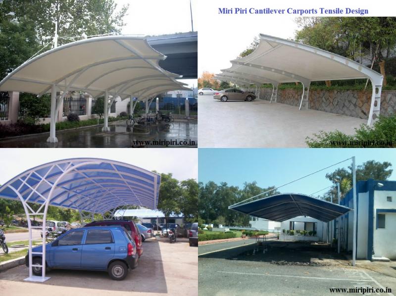 Cantilever Car Park Sheds Contractors - Jaipur, New Delhi, Mumbai, Assam, Kanpur