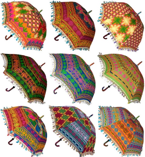 How To Hang An Decorative Luxury Parasols Umbrellas On The Wall New Delhi India