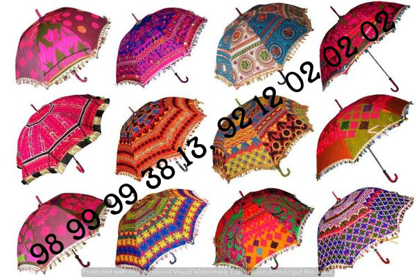 Decorative Rajasthani Umbrellas For Wedding Parties Manufacturers,Contractors