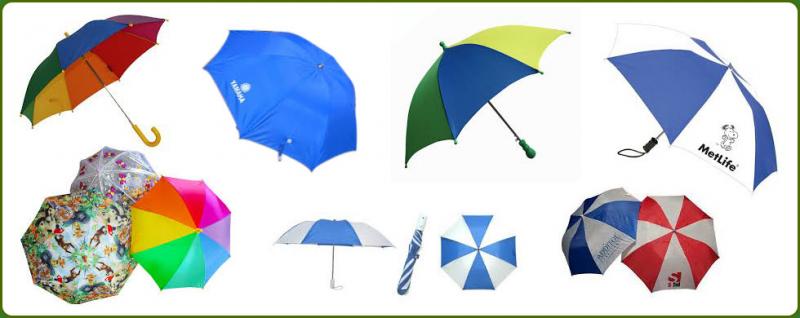 Wooden Umbrellas- Large Garden Umbrella, Red Patio Umbrella, Black Patio Umbrell