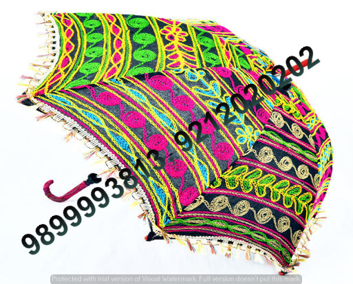 Embroidered Umbrellas Manufacturers, Suppliers, Exporters, Contractors, Delhi