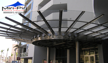 Glass Canopies - Manufacturer, Dealers, Contractors, Suppliers, Delhi, India, Go