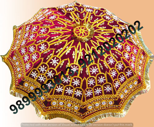 Indian Wedding Handicraft Umbrellas Manufacturers, Suppliers, Exporters, Contrac