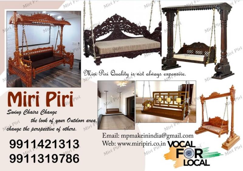 Indoor Swings, Wooden Jhula, Outdoor Jhula, Hanging Swing Chair, Garden Swing, 