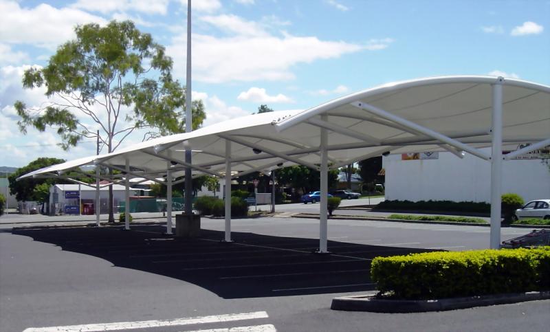 tensile car parking structures
