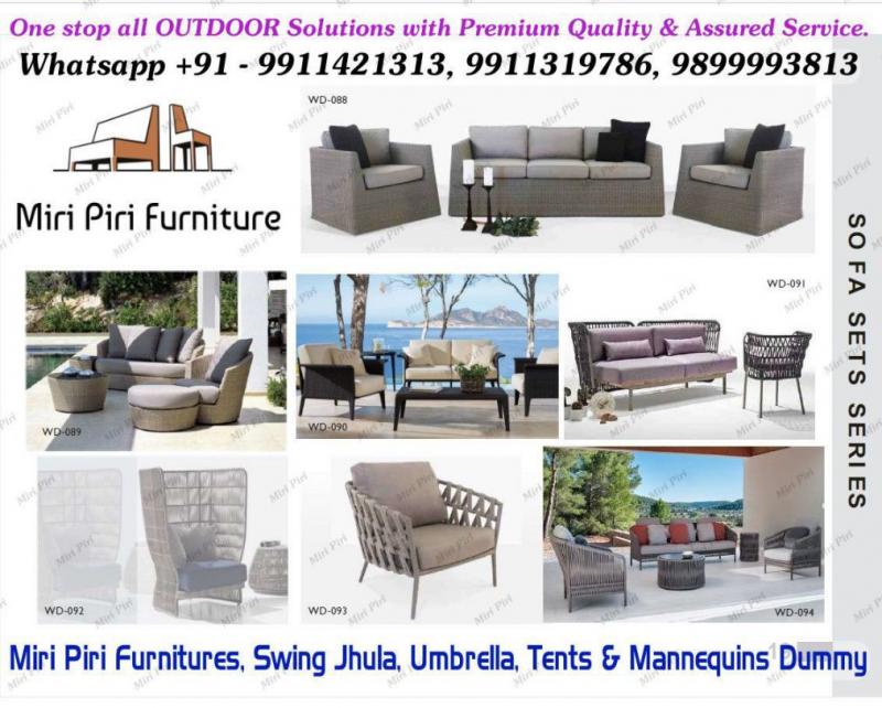 Rattan Furniture for Balcony, Terrace, Lawn, Garden, Outdoor, Indoor, Porch, 