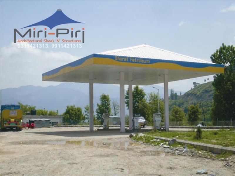 Petrol Pump Canopy - Manufacturer, Contractors, Suppliers, Fabricators, Delhi 