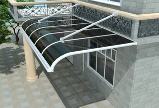 Polycarbonate Awnings, Polycarbonate Canopy, Cantilever Awnings