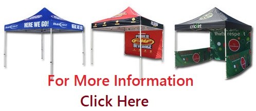 Table Tents Printing, Custom Table Tents, Cross Table Tent With Umbrella - Delhi