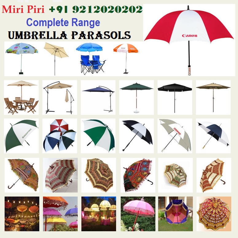 Rajasthani Handmade Umbrellas, Indian Wedding Handicraft Umbrellas, Embroidered 