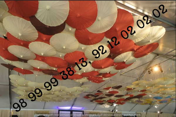 Specialized ﻿Umbrellas Decoration for Parties, Manufacturers, Contractors Jaipur