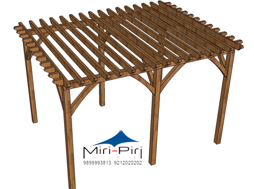 Stylish Wooden Gazebo, Wood Gazebo, Stylish Gazebo, Stylish Gazebo Designs, Goa