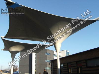 Tensile Structures Manufacturers, Tensile Membrane Structures Manufacturer Delhi