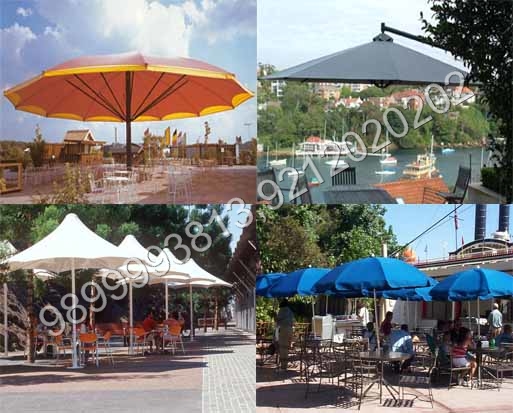 Umbrellas With Branding, ,- Sunbrella Patio Umbrella, Striped Patio Umbrella, Ov